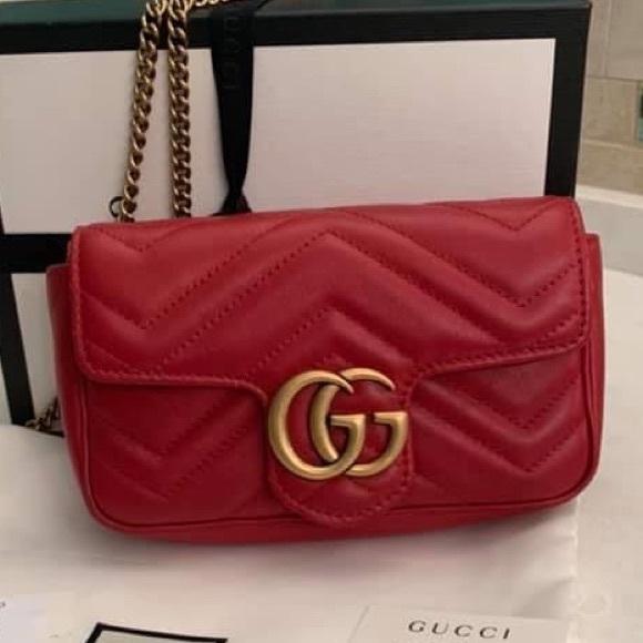 Gucci Handbags - GUCCI Marmont Matelasse Mini Bag